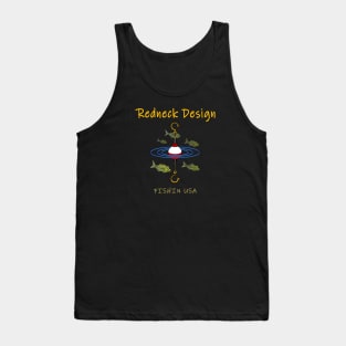 Redneck Designed Fishing Bobber Tank Top